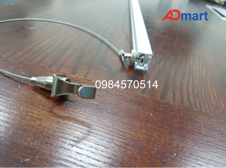 Thanh ray nhôm treo tranh, máng treo tranh thông minh Thanh ray nhôm treo tranh, máng treo tranh thông minh